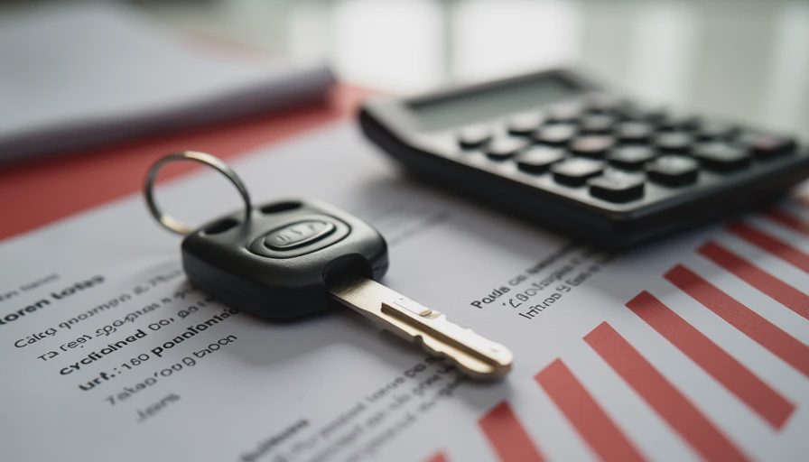 Visual context for lease buyout loan rate